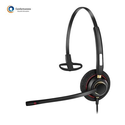 China Professional Headband Noise Canceling Call Center Telephone Headset With QD For Call Center Office for sale