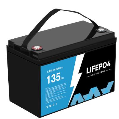 China Power Tools OEM Rechargeable 12V 135Ah 150Ah Deep Cycle Lithium Ion Lifepo4 Battery for Solar Energy RV Marine Battery for sale