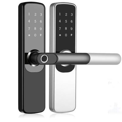 China TTlock Smart Remote Fingerprint Door Lock TTlock App Latch Lock For Wooden Door for sale