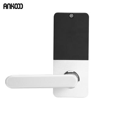 China TTLlock Slim Type Fingerprint Exterior Door Lock With Biometric TTlock APP Ble Wifi European Smart Mortise for sale