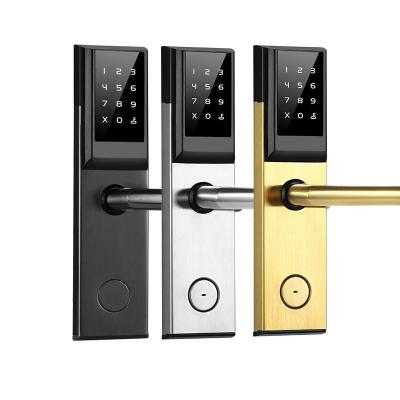 China Ankooo Stainless Steel Hardware Hotel Door Lock With Apartment Smart Lock Manager Software System Electronic RF Card Reader for sale