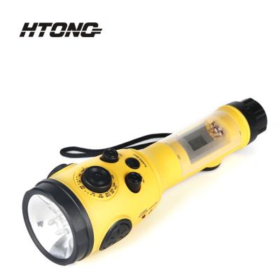 China Dynoma+LED Hand Crank AM fm NOAA Radio Charger and LED Flashlight for sale