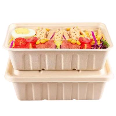 China New Arrival Hot Selling Biodegradable Paper Packaging Box Eco-friendly Recyclable Food Packaging/Paper Food Disposable Kraft Paper Food Box for sale