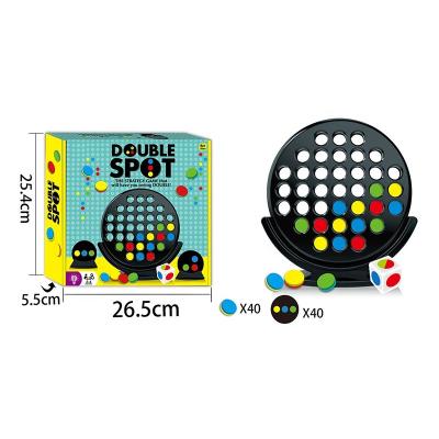 China Plastic ABS OEM Customized High Quality ABS Plastic Top Set Double Spot Board Game Set Interactive Players Suitable For Children for sale