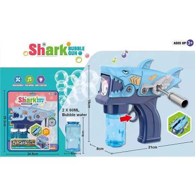 China Plastic OEM Customized Wholesale Carry-Apart Carry-Apart Plastic Shark Bubble Game Toys DIY With Light And Music For Kids Summer Play Fun for sale