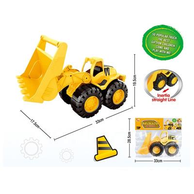 China Diecast Toy OEM Customized Hot Sale Eco-friendly Plastic Materials Scuff Action Construction Truck Set Toys For Kids for sale