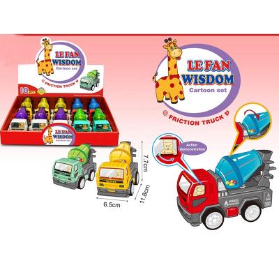 China Plastic Scuffing Action Construction Mixer Truck New Toy Plastic OEM Wholesale Premium Design Suitable For Children for sale