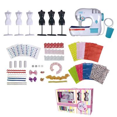 China Professional Simulation Plastic OEM Customized Carry-On Sewing Machine Appliances Toys Set Suitable For Children And Girls for sale