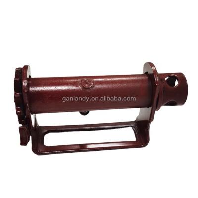 China GL-16111 Semi-Truck Cargo Control Weld-on Strap Winch Euphroe Semi Trailer / Lashing Drum for sale