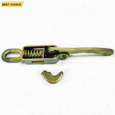 China GL-17116 Container Truck Accessories Heavy Duty Van Side Spring Latch Hook Action Toggle Latch for sale