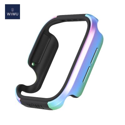 China Apple Watch 6/5/4/SE WIWU Armor Case Colorful Protector For Apple Watch 6/5/4/SE Series 40 44mm iWatch Cover for sale