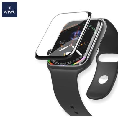 China Smart Watch WIWU High Definition Apple Watch Screen Protector For iwatch 7 6 5 4 3 1 Full Se 2.5D PMMA Protective iWatch 45mm Screen Film for sale