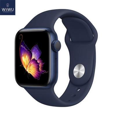 China WIWU Calendar Monitor Smart Watch Full Band With Silicone Strap IP67 Sleep Tracker For Android ISO Apple 2021 New Arrivals for sale