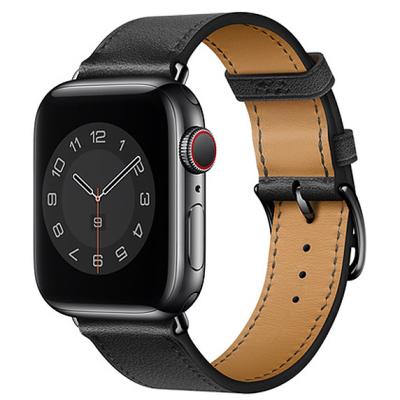 China Watch Band For iwatch 1-7 SE WiWU Smart Watch Leather Band For Apple Watch 1 2 3 4 5 6 7 Se Straps 41 45mm Strap Belt Accessories for sale