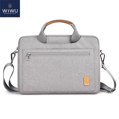 China Laptop Bag WIWU Design Laptop Sleeve Briefcase Slim Thin Office Waterproof Laptop Sleeve For Women Macbook 14 Men 15.6 Inch Shoulder Bag for sale