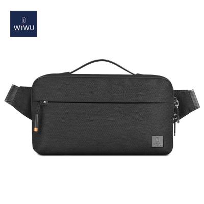 China WIWU Fashion Nylon Body Backpack Sling Chest Cross Bags For Men Waterproof Fanny Pack Large Capacity Waist Pack for sale