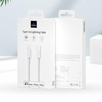 China Fast Charging Speed ​​WIWU 2020 2.4A Data Cable 2.4A Fast Charging High Speed ​​Transfer Type C To Lightning for sale