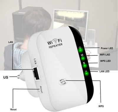 China MINI WIFI Repeater 300Mbps Network Router Supplement Wi-Fi Signal Booster Best Buy Wireles-N Wifi for sale