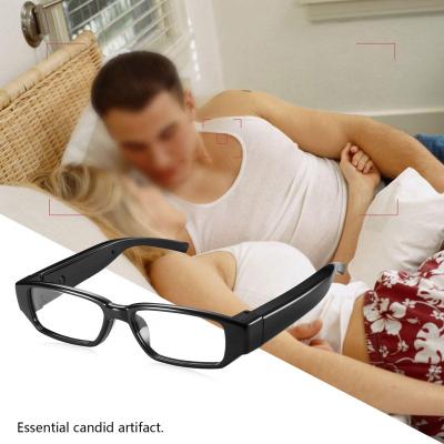 China Full HD Mini Glasses Video Audio Hidden Glass Camera 1080P Spy Camera Security New One Way Audio Eyewear Instrument for sale