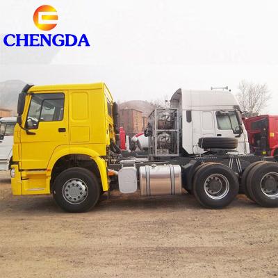 China Sinotruck Howo 371HP 420HP 6x4 Tractor Head 10 Wheels Tractor Truck For Sale 8.6*2.5*3.6M for sale