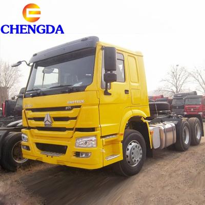 China Second Hand Sinotruck HOWO Trailer Head 6x4 Used Tractor Trucks 6800x2496x3668 for sale