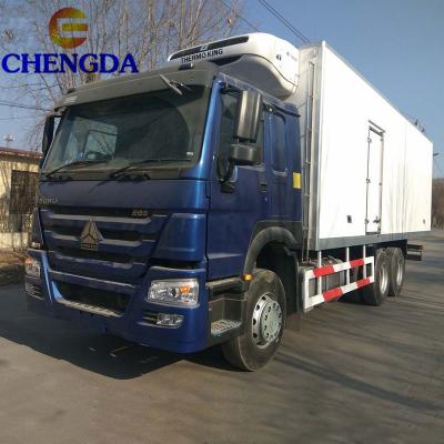 China Truck Trailer SINOTRUCK HOWO 10 Wheels Refrigerator Freezer Truck for sale