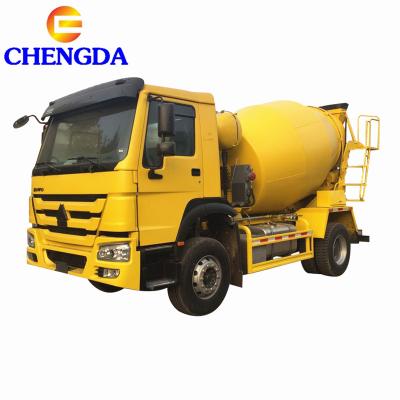 China Building Material Stores Sinotruck Howo 4x2 4 Brand New 8 Cubic Meter Concrete Mixer Truck Price for sale