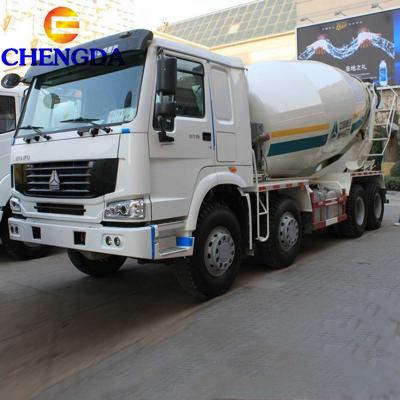 China Building Material Stores New Sinotruck Howo 8x4 10 12 CBM Concrete Mixer Truck for sale