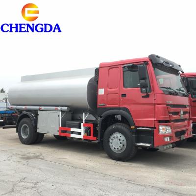 China SINO aluminum alloy truck 20000 liters aluminum tank truck diesel fuel for sale