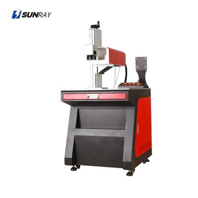 China Air-cooled 3w 5w 10w 100*100mm 355nm UV Laser Marking Machine Used For Glasses Carving for sale