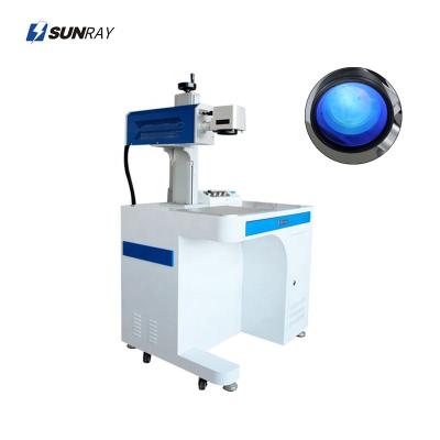 China Air-cooled 20w 30w 60w Raycus CO2 Laser Marking Machines For Leather Carving for sale