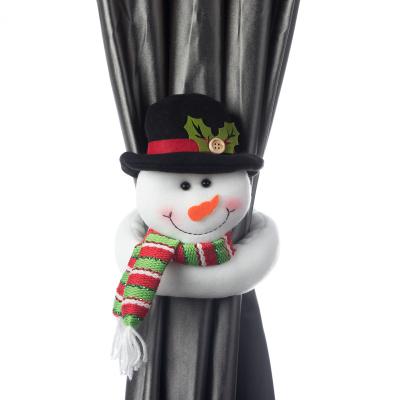 China Popular Christmas Series SNOWMAN Curtain Buckle Link Curtain Holder Curtain Buckle for sale