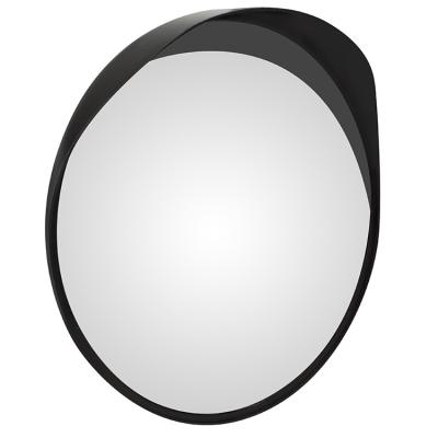 China Round 30X30cm Round Black Road Traffic Convex Mirror Traffic Convex Mirror Security for sale