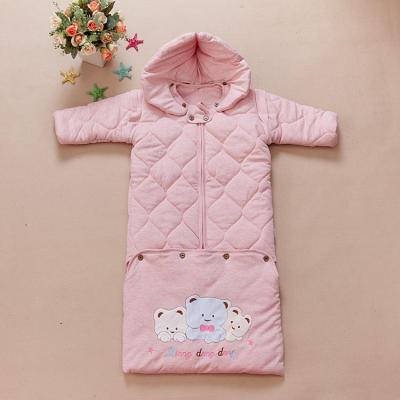 China Applicable age: 0-3 years old 100% cotton private label winter baby organic colorful outdoor sleeping bag for sale