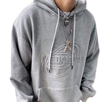 China New High Quality Simple Oversized Hoodie Custom Oversized Men's Hoodie Anti-wrinkle And Embossed Sweatshirt Performance Hoodie for sale