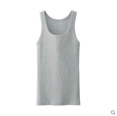 China 2022 anti-shrink spring and anti-pilling summer sleeveless gym ribbed tank top men custom vest for sale