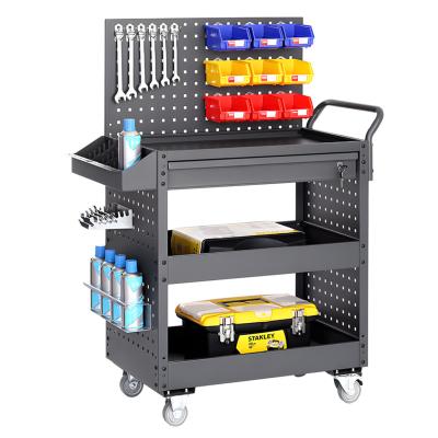 China Commercial Car Office Metal Furniture Tool Box Heavy Duty Metal Rolling Tools Storage for sale