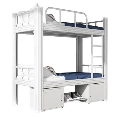 China Wholesale Modern Home Hotel School Student Adult Metal Bunk Bed Frame for sale