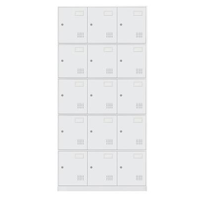 China Wholesale Hot Sale 15 Adjustable Door Locker Steel Lockers Changing Room Locker for sale