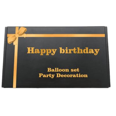 China 2021 Hot Selling Advertising Toy Amazon Birthday Set Gift Box For Birthday Decoration Happy Birthday Balloon Set Box for sale