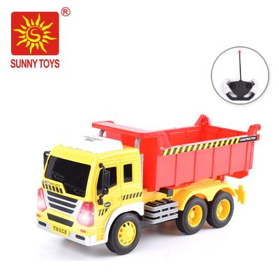 China Multifunctional RC model china toy car store 1:16 four channel rc dump truck for sale for sale