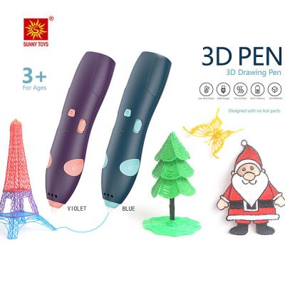 China Drawing Whiting Wholesale Educational Toys USB Mini Portable 3D Pen Gift Sets 3D Printing Pen Drawing Toys for sale