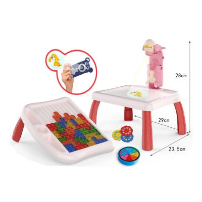 China Eductional Preschool Toys Amazon Projection Educational Magnetic Erasable Painting Learning Toys Drawing Board For Children for sale