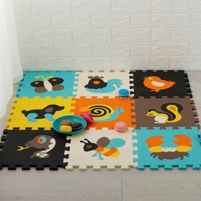 China DIY Educational DIY TOY Baby Study/Playing Toy Design Floor Foam Puzzle Mat Animal Eva Foam With 3D Design for sale