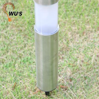 China High Quality 3D Star Lighting Stainless Steel Solar Stake Light Outdoor Decorative Solar Lawn Lamps For Outdoor Walkway for sale