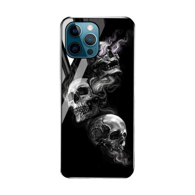 China 2D Shockproof Sublimation Phone Case For iPhone 13 Back Cover Device With Tempered Glass Mobile Phone Case for sale