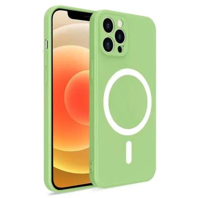 China Wholesale Shockproof Sublimation Phone Case Compatible Blank Back Cover Eco-Friendly Magnetic Wireless Charging Mobile Phone Case for sale