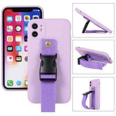 China Newest Universal Mobile Phone Belt Sports Accessories Outdoor Running Phone Case Shockproof Adjustable Phone Case With Strap for sale