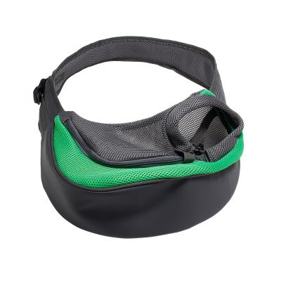 China Breathable Large Capacity Dog Waist Bag Pet Sling Carrier Pets Chest Bag Small Cat Carrier For Outdoor for sale