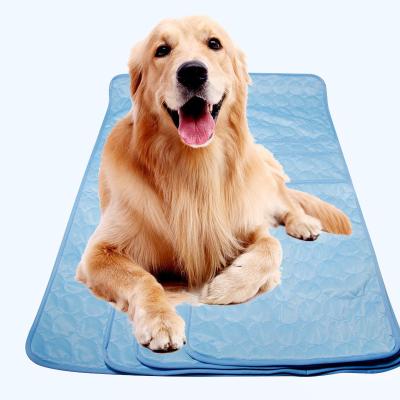 China Large Pro Cats Summer Non Toxic Dogs Sustainable Bed Pet Cooling Mat For Kennel Sofa Bed Car Seat for sale